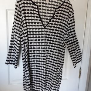 J. Crew beach tunic 3/4 sleeves XL